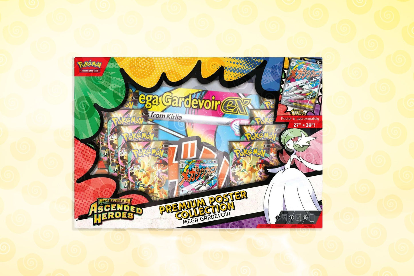 Ascended Heroes Premium Poster Collection - Mega Gardevoir - Helix Coleccionables