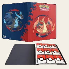 Ultra Pro: Mega Charizard X and Mega Charizard Y 9-Pocket PRO-Binder - Helix Coleccionables
