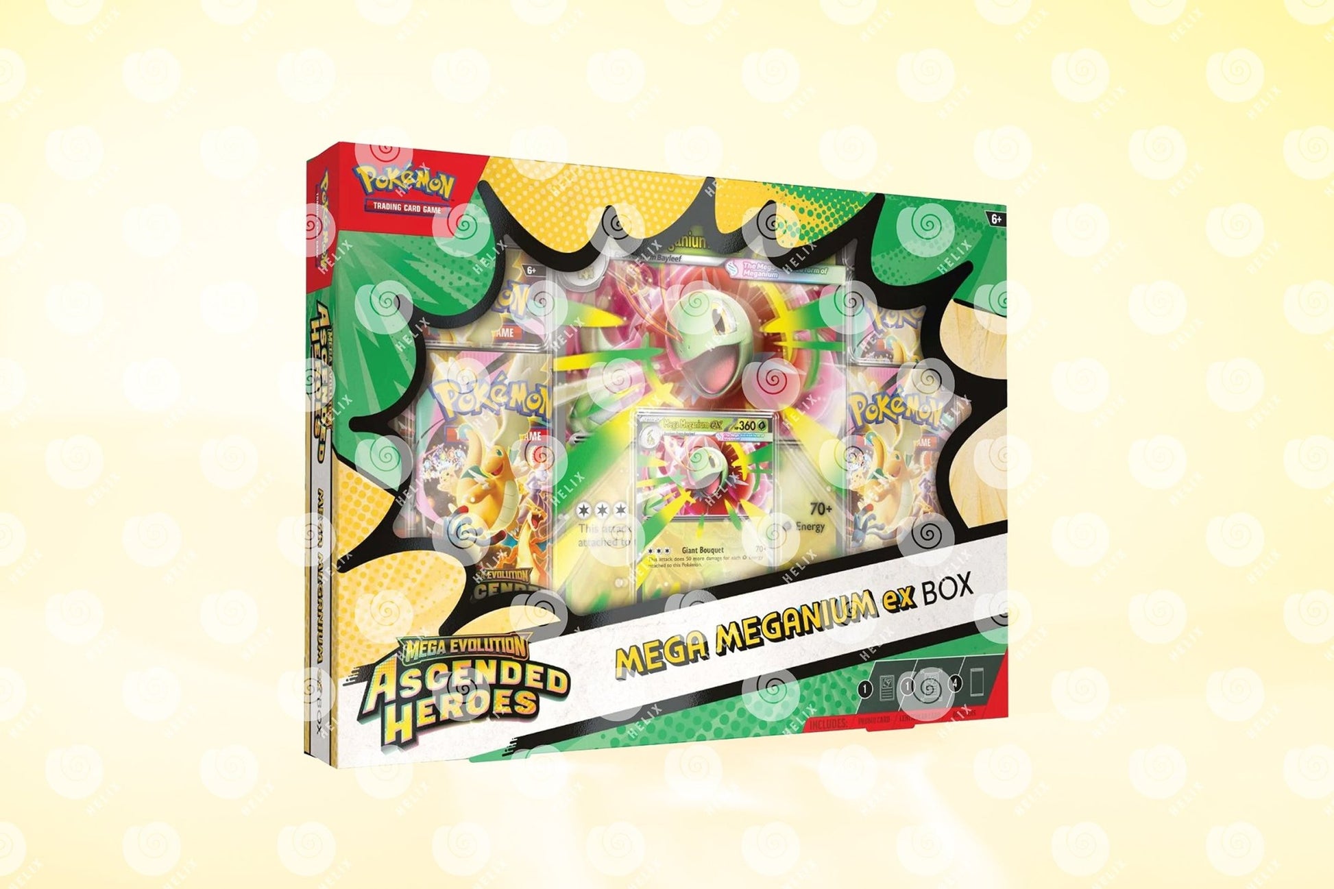 Ascended Heroes Mega Ex Box - Mega Meganium Ex - Helix Coleccionables