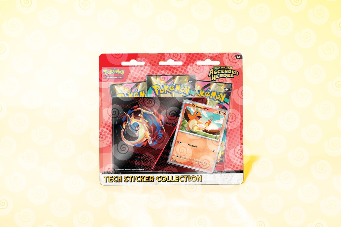 Ascended Heroes Tech Sticker Collection - Charmander - Helix Coleccionables
