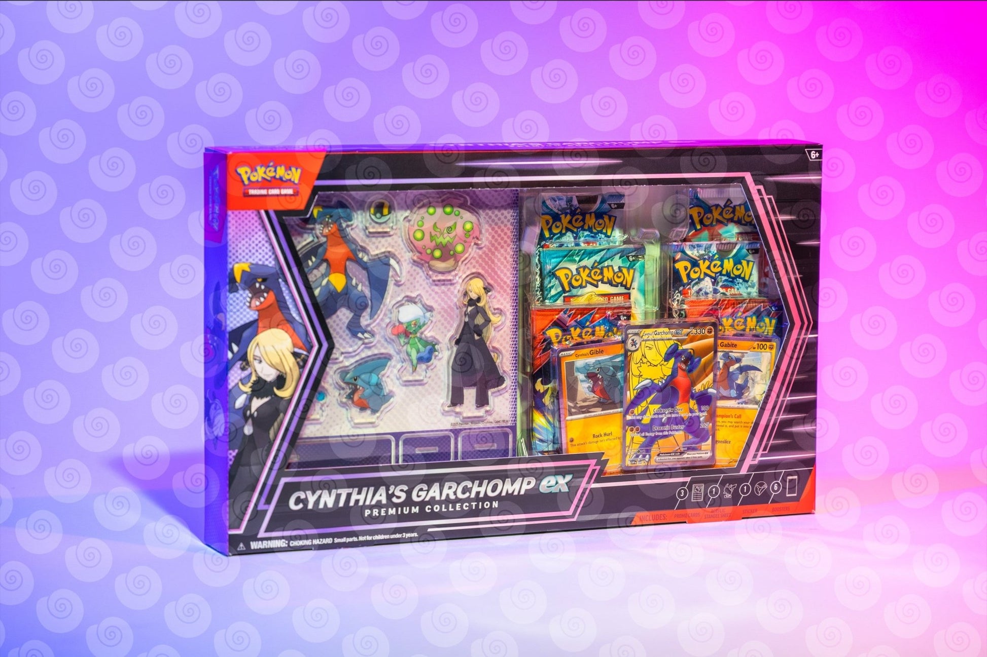 Cynthia's Garchomp ex Premium Collection - Helix Coleccionables