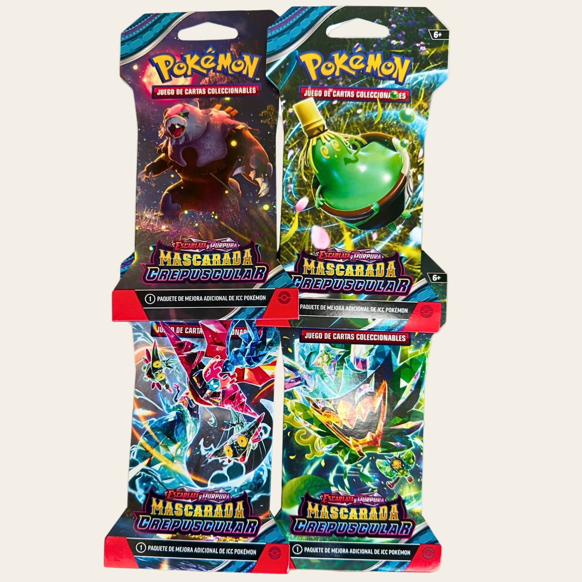 Mascarada Crepuscular- Sleeved Booster (ESP) - Helix Coleccionables