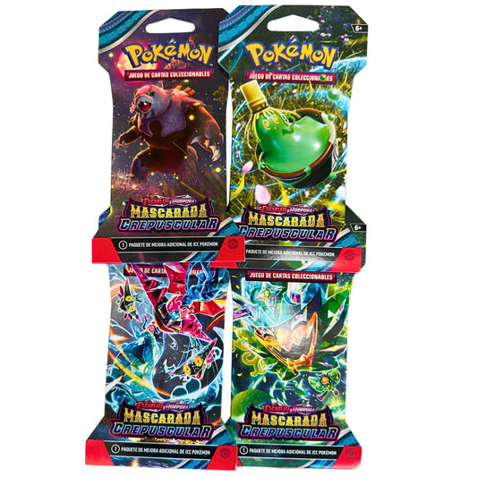 Mascarada Crepuscular- Sleeved Booster (ESP) - Helix Coleccionables