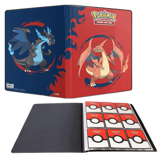 Ultra Pro: Mega Charizard X and Mega Charizard Y 9-Pocket PRO-Binder - Helix Coleccionables